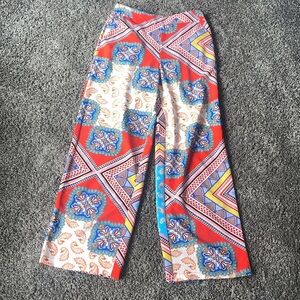 Jade Melody Tam Paisley Print Pants XS